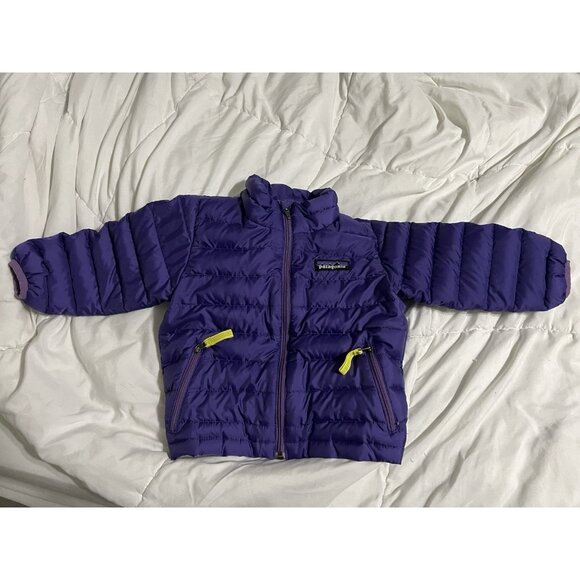Patagonia Purple Puffer Jacket 6-12M - Picture 1 of 15